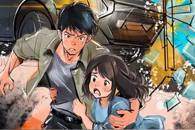 抛开无证醉酒驾驶的司机先不说，当一个男人在危难之际仍不忘守护身边的女友，这样的男人就值得托付！#惊险瞬间 #感人一幕 #手绘创作 #值得托付终身的男人 #守护视频封面