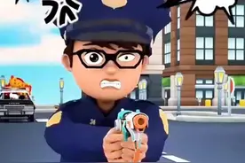 小警察3-6岁儿童动画片，警察抓小偷抓住坏蛋小丑！#儿童动画