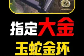 指定个玉蛇金环 #和平精英地铁逃生