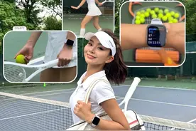 今天是暴击网球的幸福女孩，和华为watch fit4一起#华为618夏日新机惠#一起fit30天#华为fit4