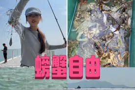 是谁还没螃蟹自由啊#吹海风 #户外 #海钓视频封面