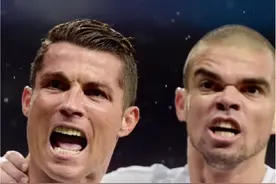 C罗给了佩佩一段单独的告白~ #41岁佩佩宣布退役 #c罗 #佩佩视频封面