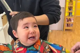 大尊这辈子最害怕的男人 #混血宝宝视频封面