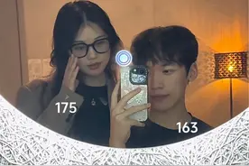 健身反差情侣，175配163挺合适的#175女友#163男友