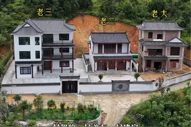 三兄弟一起建房，老二为何不让在他家前面开院门？#宅基地建房 #农村自建房视频封面