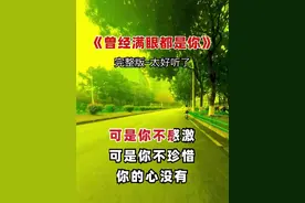 #曾经满眼都是你#经典歌曲#百听不厌#抖音热歌视频封面