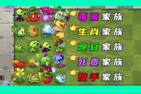 14个强力家族VS一个10阶近卫巨人！哪个家族最强？#植物大战僵尸2视频封面