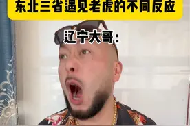 不同人遇见老虎的第一反应！ 真实还原大爷遇见老虎的瞬间（搞笑升级版），狭路相逢勇者胜啊#东北#内容过于真实 #老虎下山 #遇见老虎该怎么办视频封面
