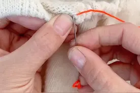 领口太大一招改小，简单漂亮#针线活儿 #针线小妙招 #缝缝补补还能穿 #缝补小技巧视频封面