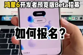 鸿蒙6开发者预览版Beta招募已经开始报名了 但不建议普通人升级#华为 #鸿蒙6 #鸿蒙6开发者beta报名 #华为mate60