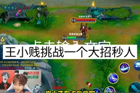 王小贱挑战一个大招秒人秒不了送公孙离的无双皮肤#王小贱