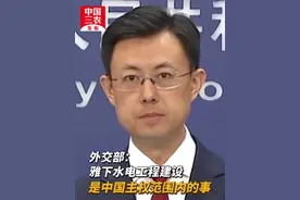 外交部：雅下水电工程建设是中国主权范围内的事