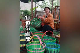 打包带编筐的详细教程，记得保存收藏。如果大家喜欢，下次再出一期方底筐的讲解，新手小白更容易上手，一看就会#编筐 #打包带编织 #乡村生活家 #旧物改造 #纯手工编制