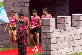 混合成年组 4x400米接力 决赛  广东（@梁寶棠  @🏃‍♀️孔莹蓥Kk  @懿q @莫莫莫家蝶蝶蝶～  ）3:19.88夺冠！#田径 #比赛现场视频封面
