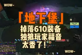 地下堡掉落610的装备，独狼玩家的福音#魔兽世界勇士集结视频封面