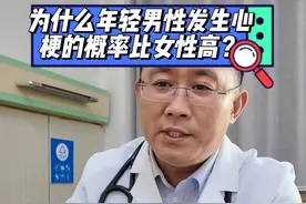 为什么年轻男性发生心梗的概率比女性高？#医学科普 #硬核健康科普行动视频封面