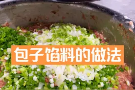 #包子馅料的做法 包子馅料子馅都可以按照这个方法调，鲜嫩又多汁视频封面