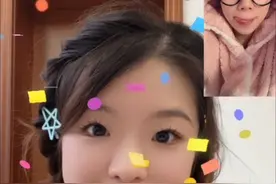 这样打视频通话也太有趣了吧！快和你的朋友一起玩@饿货小葱仔 #微信视频 #这是一种新的聊天方式 #手势特效 #聊天 #神操作视频封面