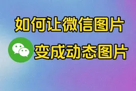 如何让微信图片变成动态图片#学会快去试试吧🔥