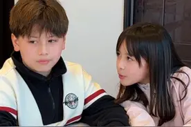 我爸说远离黄毛😂 #混血宝宝 #人小鬼大 #家有儿女 #混血儿