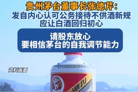 茅台董事长谈公务接待工作餐不上酒的新规视频封面