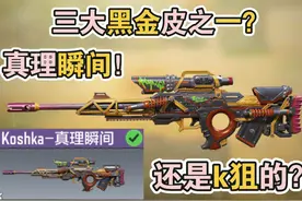 使命召唤手游新版本三大黑金皮之一？真理瞬间！还是k狙的？视频封面