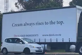 卡车上这个英文广告词，绝了~ Cream always rises to the top.视频封面