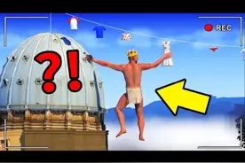 【欢乐游戏】我用巨人模式通关了一个关于攀岩的游戏#游戏解说