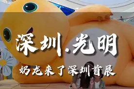 奶龙天团来深圳了，商场里的免费新展，巨萌巨可爱！