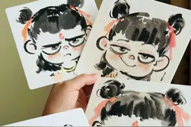 我乃哪吒三太子！ 能降妖来会作诗！❤️‍🔥偶尔耍帅，可爱才是我的底色🔥❤️‍🔥#绘画开年 #艺术来开年 #哪吒之魔童闹海 #手绘 #哪吒表情包视频封面