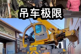 #吊车一哥儿绿化吊装#吊车极限操作#吊车进村里视频封面