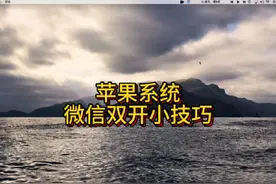 苹果系统双开微信小技巧#macmini #微信双开 #苹果电脑使用技巧视频封面