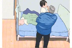 宝宝醒来发现屋里没人吓得不敢吱声，看到爷爷回来才敢嚎啕大哭，爷爷不断的说对不起，并轻声安慰！#懂事的让人心疼 #画画#画一个故事#手绘