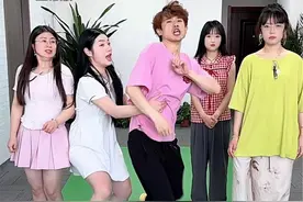 不同风格的飒，要被辣条笑疯了哈哈 #飒舞蹈挑战 #真会玩系列 #办公室游戏 #看完不笑算我输视频封面