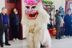 #狮人最高礼仪 #二十四拜 #白狮 #每个动作都是用汗水换来的视频封面
