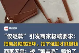 “仅退款”引发商家极端要求：把商品彻底损坏，拍下证据才能退钱。消费者：匪夷所思，这太浪费了！商家无奈：被“薅羊毛”薅怕了