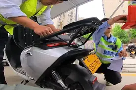 给九号电摩上机动车牌#九号m95c #电摩 #超标电动车
