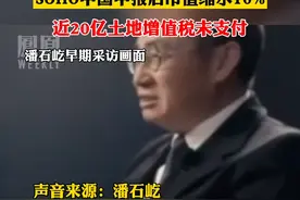 #SOHO中国近20亿土地增值税未支付 #热点知多少视频封面