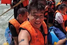 今天带大家玩贵州马岭河漂流，感觉像西天取经一样！！#詹敬笑 #旅行 #vlog