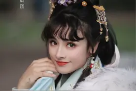 给外国人体验汉服第110天，这位小姐姐变妆后是妥妥的小郡主～#给外国人体验汉服 #国风视频封面