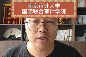 南京审计大学国际联合审计学院，中外合作，值得考虑吗？ #张雪峰 #中外合作办学 #南京审计大学 #陈实老师讲升学视频封面