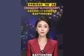 今年第6号台风“韦帕”生成，预计周日20号登陆广东，多地将有暴雨天气，未来还将有2-3个台风登陆我国，高温天气将有所缓解#台风 #台风韦帕 #中国蓝新闻主播talk