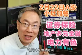 A股证券保险多元金融低位！房地产迎楼市拐点！电力有色价值重估视频封面