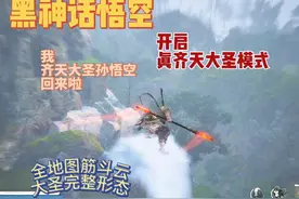 黑神话悟空，开启真齐天大圣模式，我，齐天大圣孙悟空，回来啦视频封面
