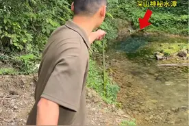 神秘水潭每小时出水上百吨到底从何而来？ 贵州深山发现神秘水潭，潭水深不可测冰冷刺骨，每小时出水上百吨，这么大的泉水到底从何而来？#不可思议 #神秘 #探索发现 #避暑度假到贵州 #揭秘视频封面
