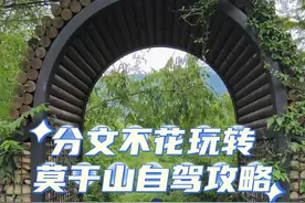 分文不花玩转莫干山的自驾攻略，莫干山不是只有一个山头，莫干山还可以环线自驾游，而且沿途小景点都不需要门票，感兴趣的收藏一下。#抖音热点宝 #莫干山 #莫干山旅游攻略 #江浙沪周边游