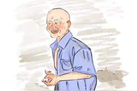 拾荒聋哑老人站在卤肉摊看了许久没有买，好心老板赠送一大袋，分开时老人眼角藏着泪花，让人心疼。勿以善小而不为，老吾老以及人之老。根据@卖菜哥（牛司令） 创作的插画#生活纪实 #感人一幕 #暖心 #人间有爱 #画一个故事视频封面