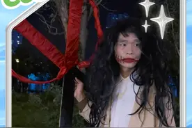 我像裂口女吗？ 万圣节我cos裂口女，和其他NBC合照#万圣节 #胆小慎入 #白天刷不到晚上逃不掉系列 #裂口女视频封面