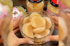 原来水蜜桃罐头是这样制作出来的#水果罐头 #罐头 #水蜜桃罐头