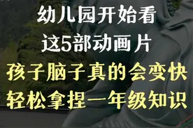 幼儿园开始反复刷这5部知识动画，轻松拿捏一年级知识#启蒙动画视频封面